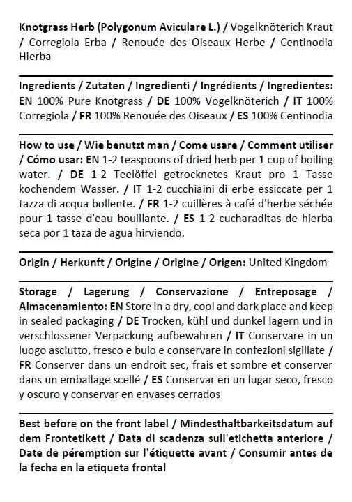 Health Embassy Health Embassy Knotgrass Herb | Polygonum Aviculare L | 100% Natural (100g)