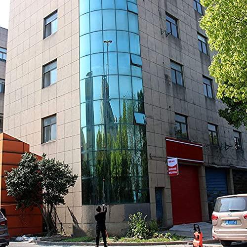 CHUNTIANMEI CHUNTIANMEI Water Fed Pole Kit,Water Fed Telescopic Brush with 20m Hose,Window and Solar Panel Cleaning Pole Telescopic Brush,Professional Washing Equipment Tool Solution,Brushhead55cm-5.4m/18FT