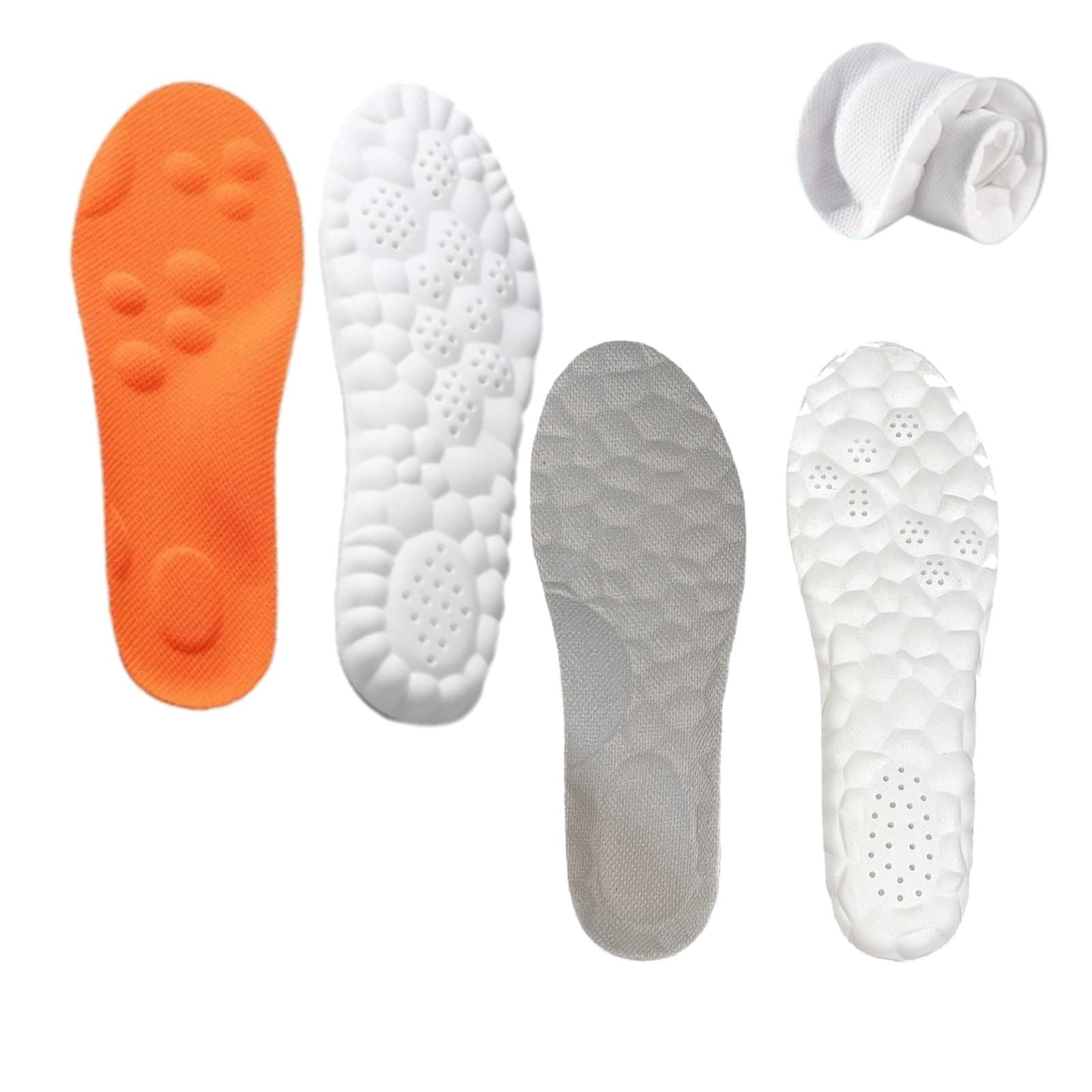 Generic Steppers Insoles,Stepprs Insoles,Steppers Comfort Boosting Massage Insoles,Revolutionary Orthopedic Insole,4d Memory Foam Breathable Shock Absorption (B,11-12)