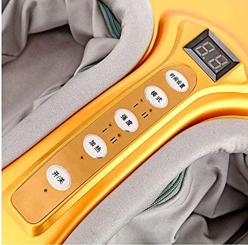 RMENST RMENST Foot Massager Machine with Heat, Deep Kneading, Multi-Level Settings, Feet Massage, for Tired Muscles and Fasciitis, for Home and Office (Color : Gold)