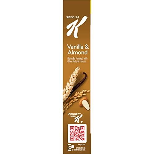 Special K Special K Breakfast Cereal, 11 Vitamins and Minerals, Made with Real Almonds, Family Size, Vanilla and Almond, 18.8oz Box (1 Box)