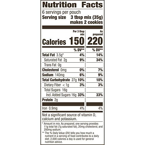 Betty Crocker Betty Crocker Chocolate Chip Cookie Mix, Makes (12) 2-inch Cookies, 7.5 oz. (Pack of 9)