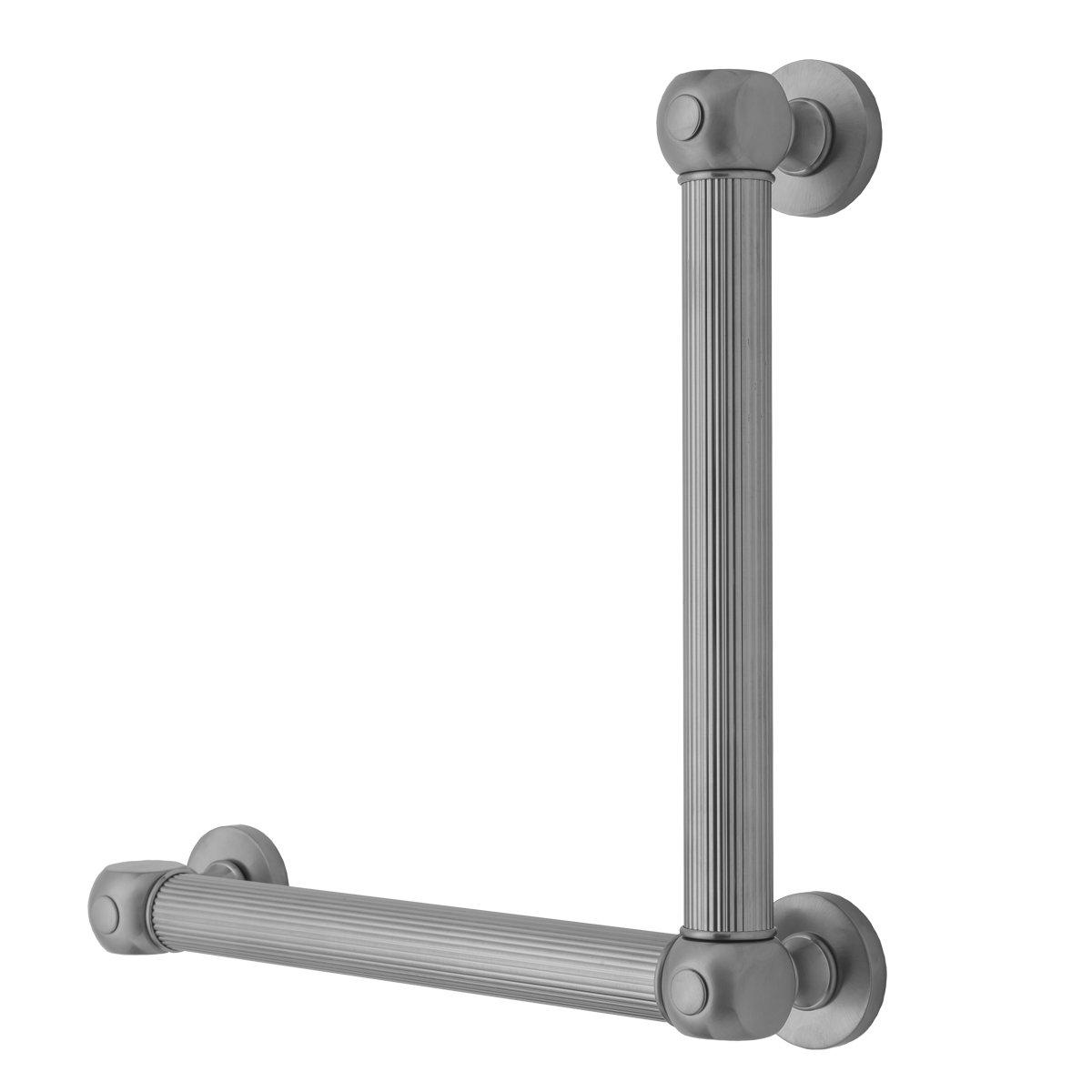 Jaclo Jaclo G71-12H-16W-LH-PEW - G71 12" x 16" 90° Left Hand Grab Bar