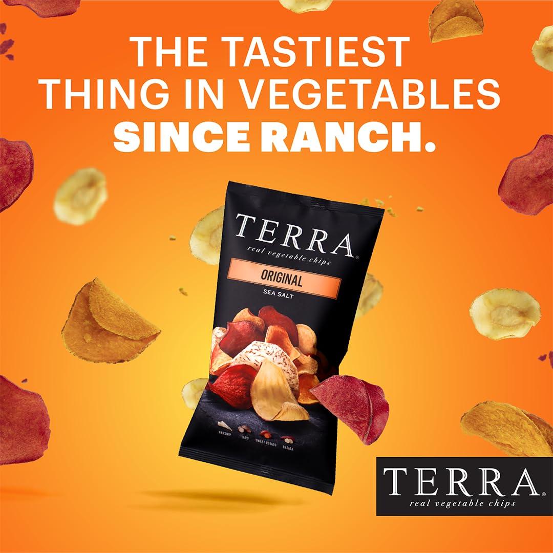 Terra Terra Original Sea Salt Real Vegetable Chips, 5 oz (Pack of 6)
