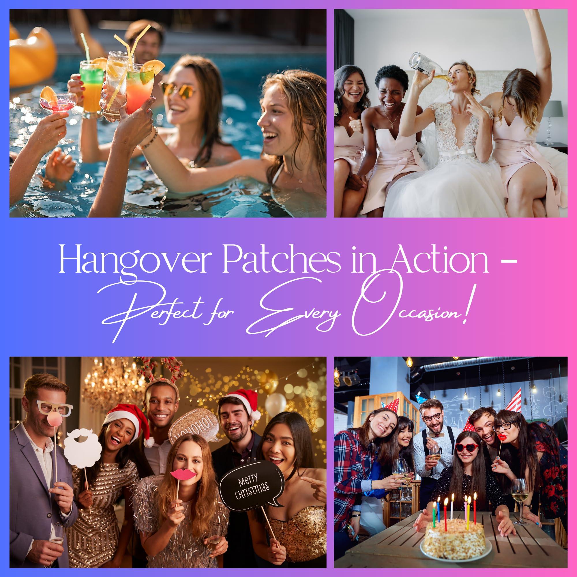 P Patch Pals P Patch Pals Natural Hangover Patches - Waterproof Clear Party Patches (30 Count) - Discreet and Sticks to Skin Well - Use Before Drinking and Wake Up Refreshed and Energized After Party