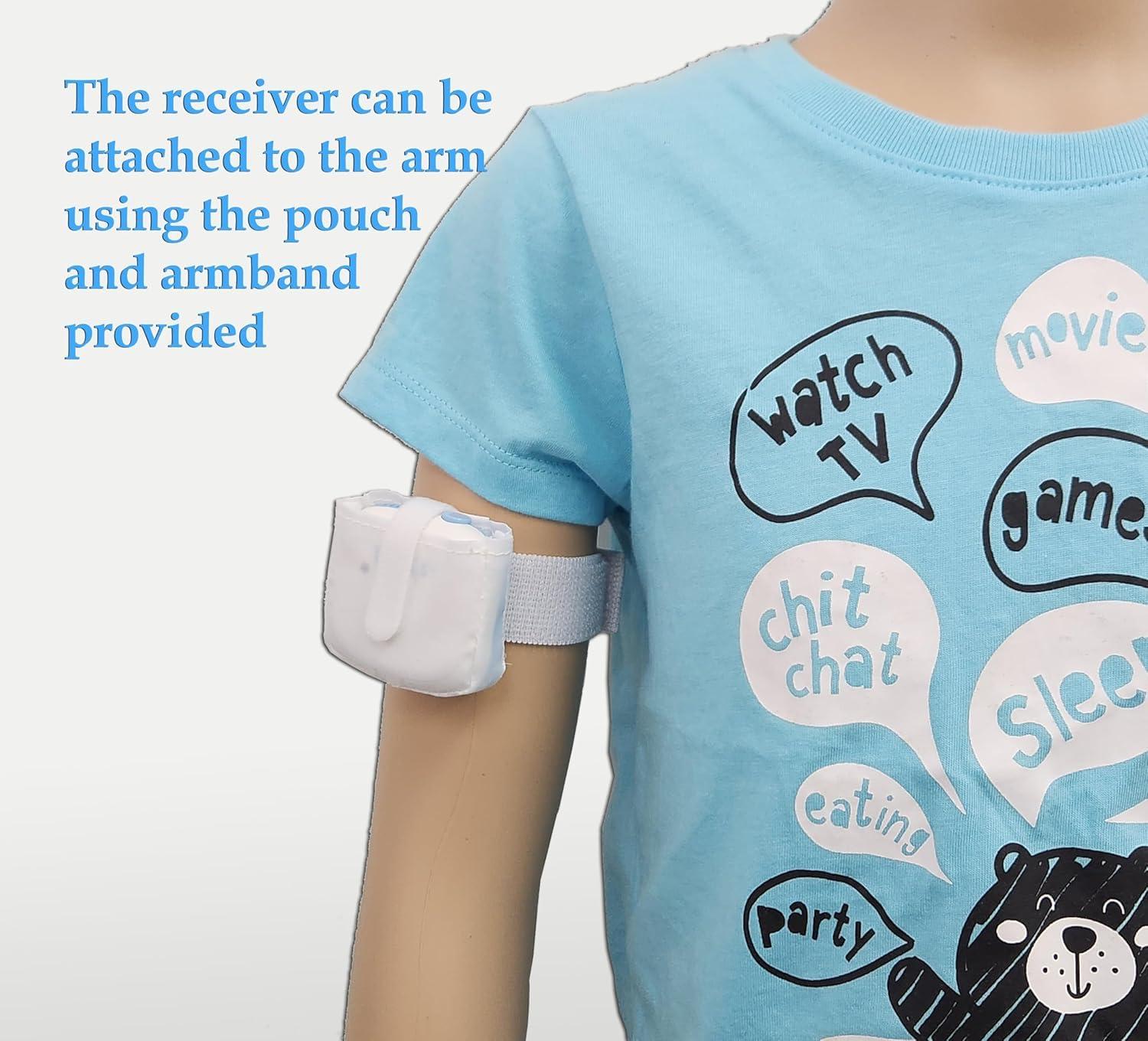 DRYEASY DryEasy Pro Wireless Bedwetting Alarm with New Improved Sensor, 6 Selectable Sounds, Volume Control, Strong Vibration and Compact Design for Overcoming Bedwetting
