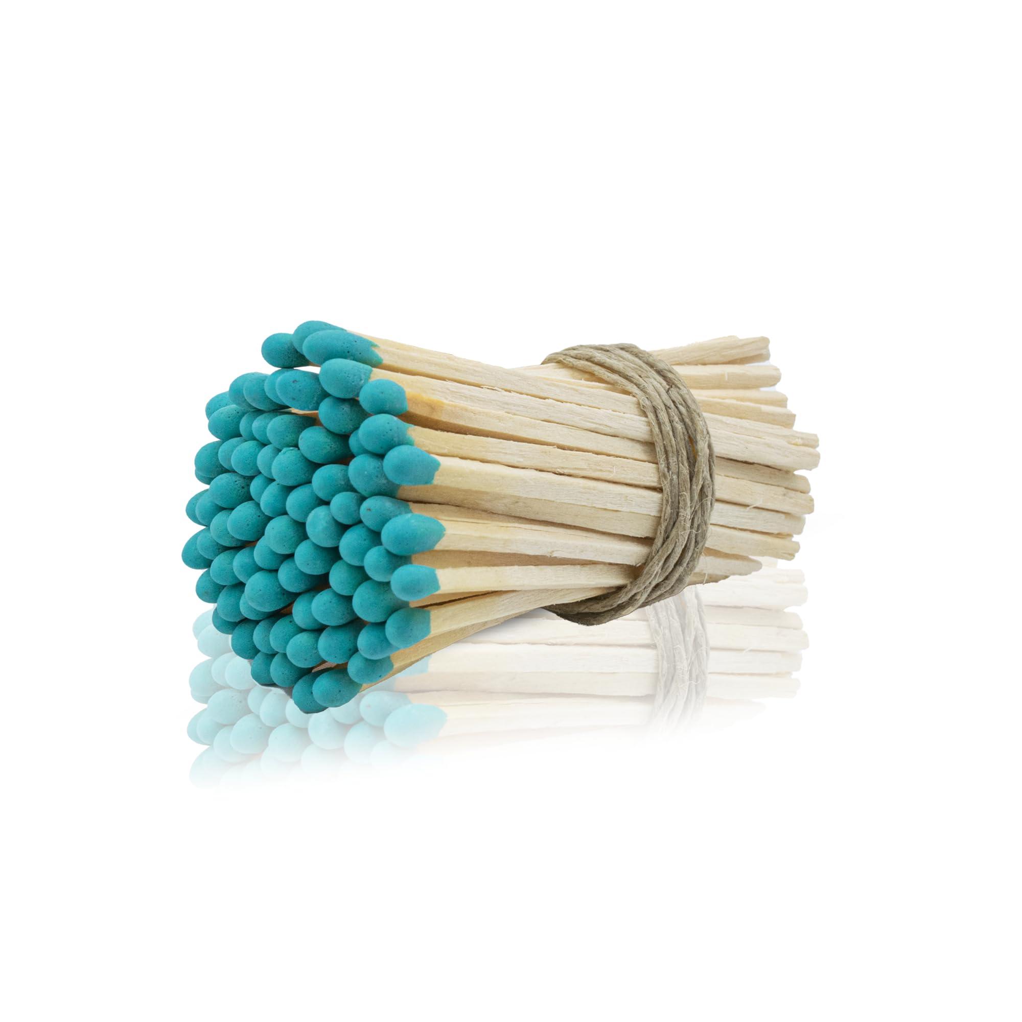 Chandler Studio 3 Inch Long Wooden Refill Matchsticks with Strike Stickers - Safety Matches Wholesale Bulk Loose by Chandler Studio (Choose Colors, 200 Pieces)