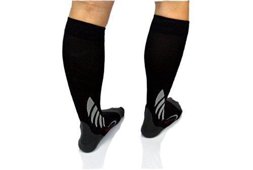 SureSport SureSport Knee-High Compression Socks (Small, Black)