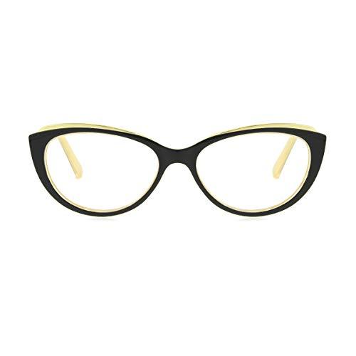 Sofia Vergara x Foster Grant Sofia Vergara x Foster Grant Women's Sofia Reading Glasses Cat-Eye, Black, 56 mm + 3
