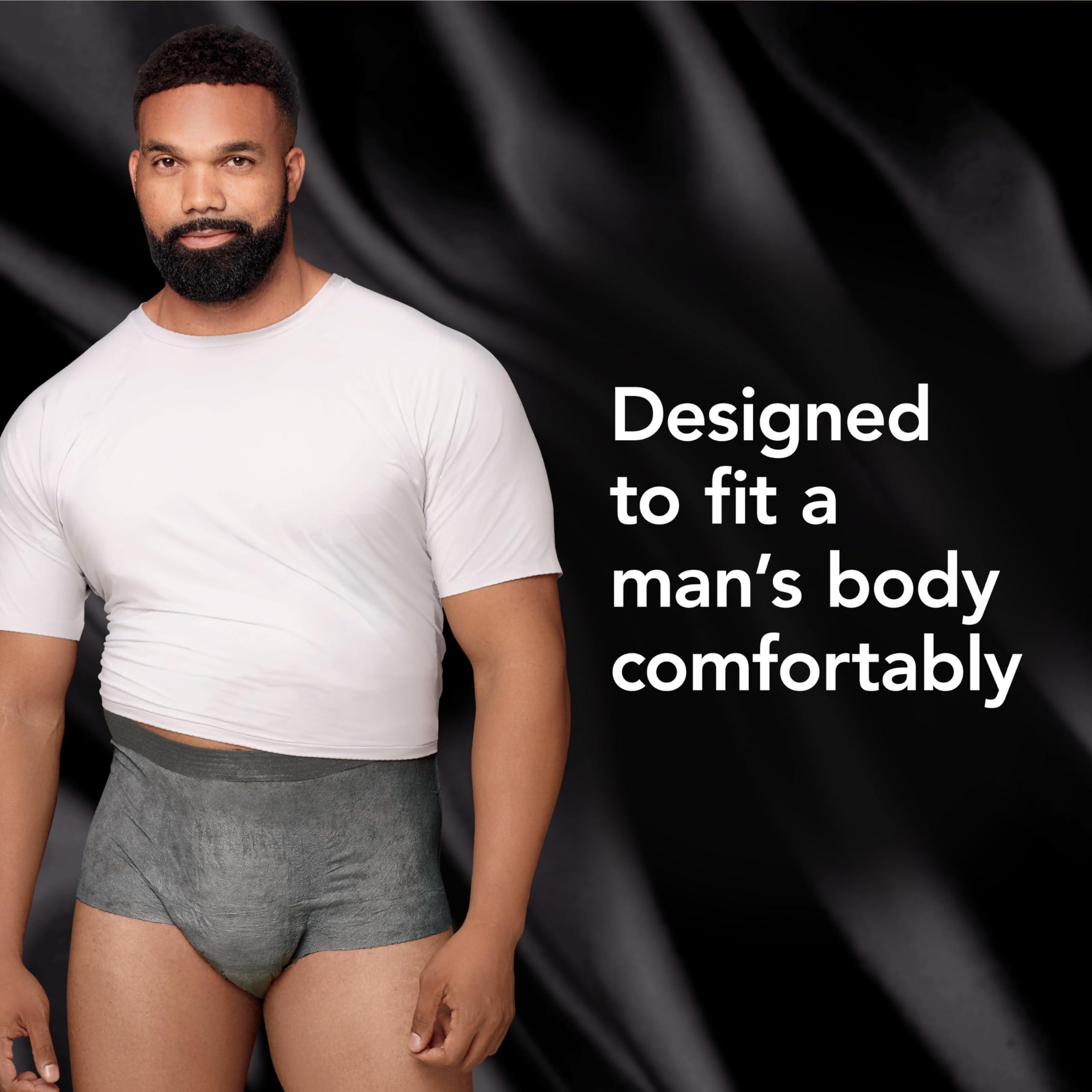 Depend Depend Real Fit Incontinence Underwear for Men, Disposable, Maximum Absorbency, Small/Medium, Grey, 22 Count, Packaging May Vary