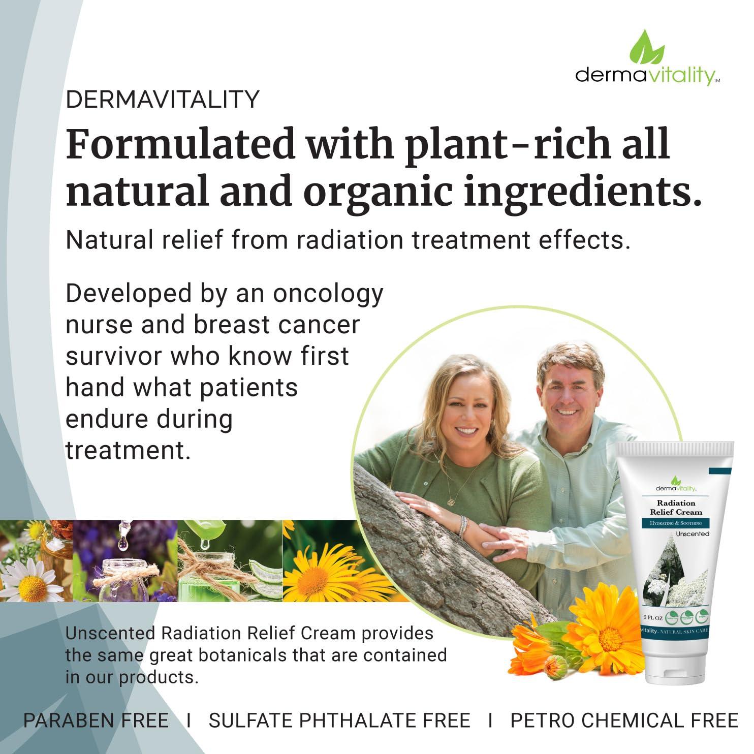 UltimateVitality UltimateVitality Unscented Radiation Burn Relief Cream Calendula Cream for Radiation Patients, Natural, Organic, Paraben, Pthalate Free - 2 Ounces