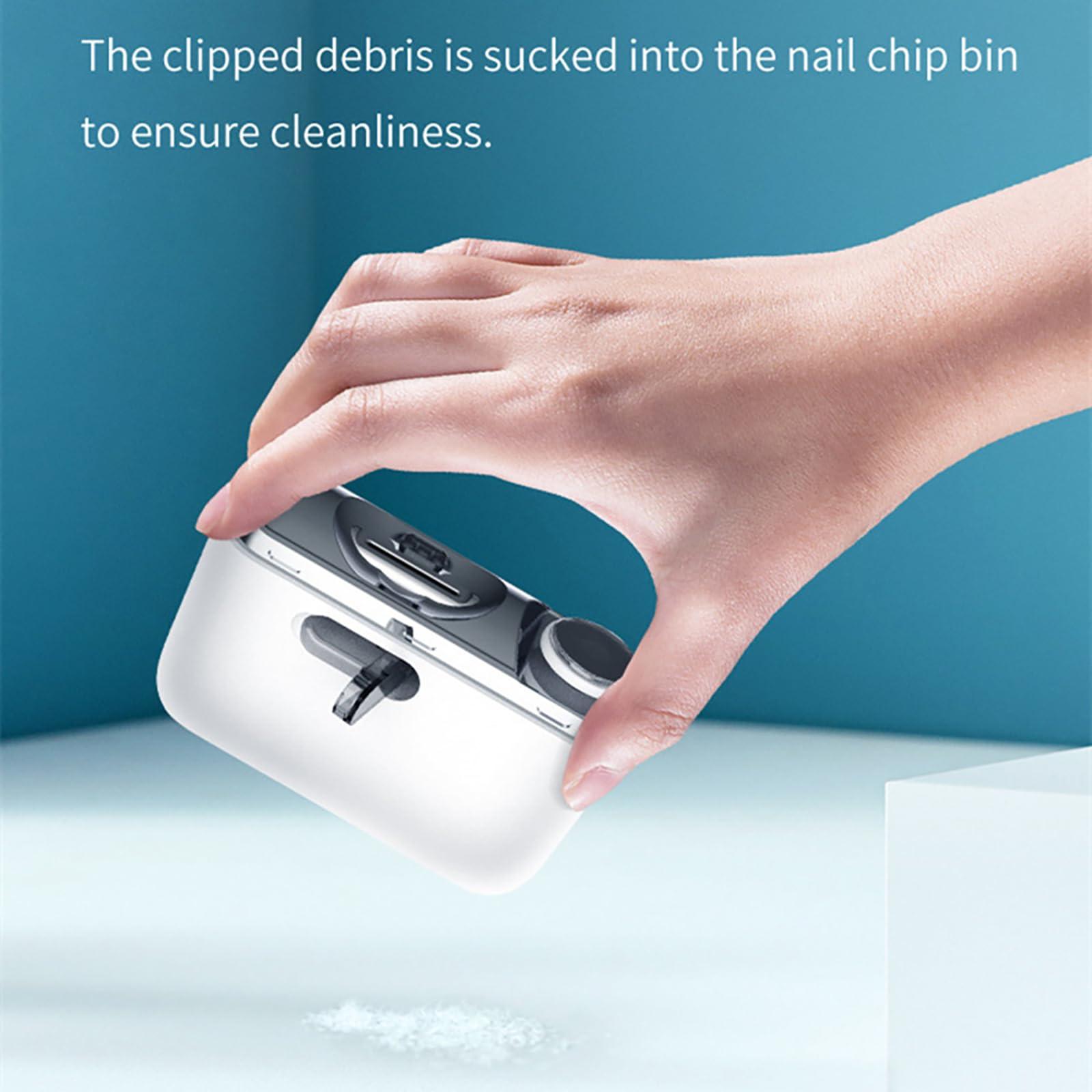 MOOKEENONE Mini Electric Automatic Nail Clipper, Rechargeable Nail Clippers, Electric Nail Clipper Electric Nail Clippers
