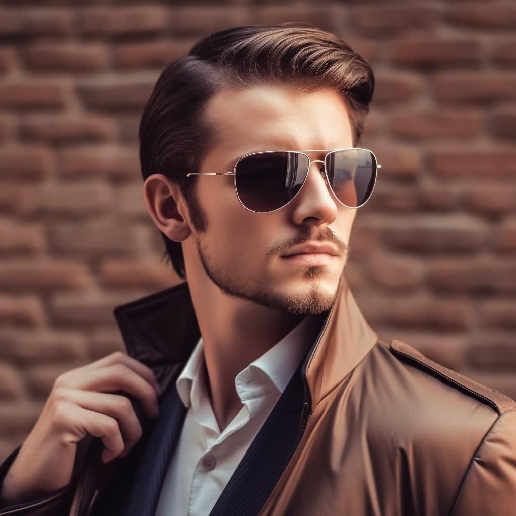 SomniLight Light Therapy SomniLight FL-41 Outdoor Light Sensitivity Glasses for Photophobia, Blue Light and Migraines (Aviator Style) Polarized