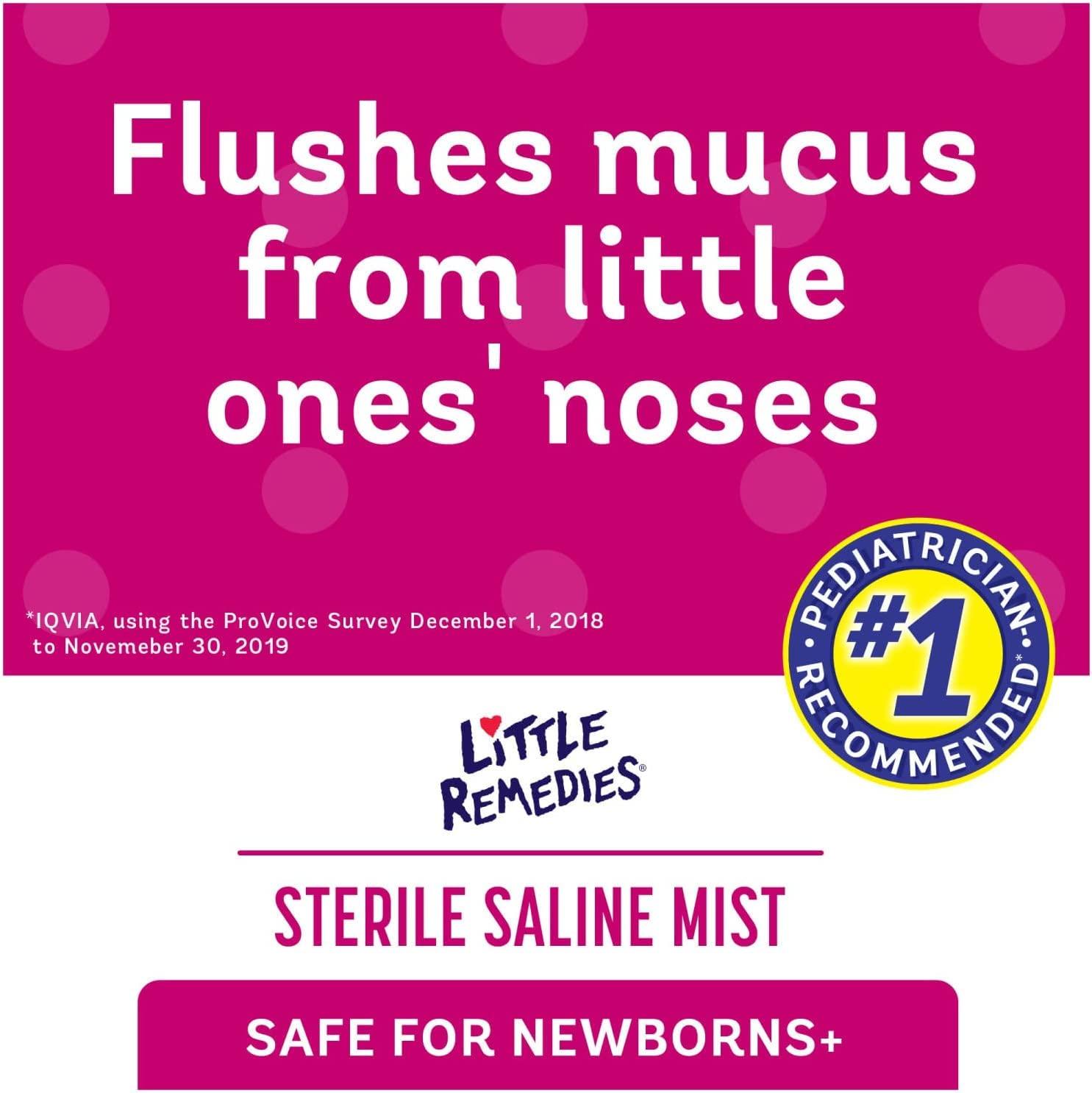 Little Remedies Little Remedies Sterile Saline Nasal Mist, Safe for Newborns, 3 oz (Pack of 1)