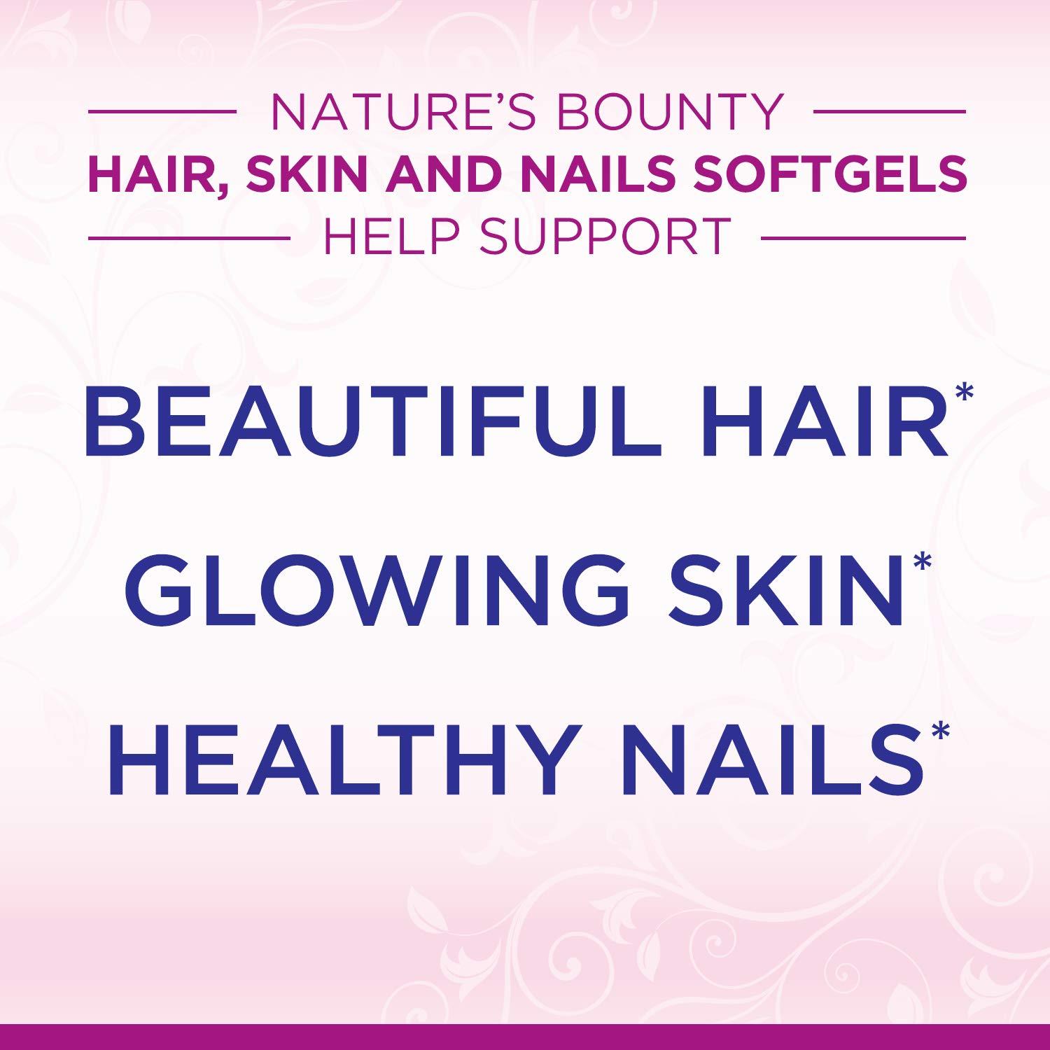 Nature's Bounty Nature\'s Bounty Optimal Solutions Hair Skin & Nails Extra Strength Softgels, 150 Count