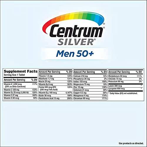 Centrum Centrum Men 50+ Multivitamin Tablet Age 50 and Older 275ct