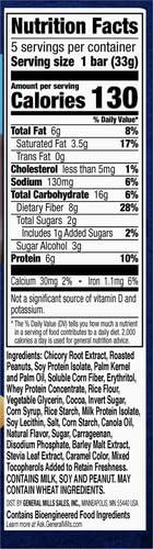 Fiber One Fiber One Chewy Protein Bars, Caramel Nut, Protein Snacks, 1.17 oz, 5 ct
