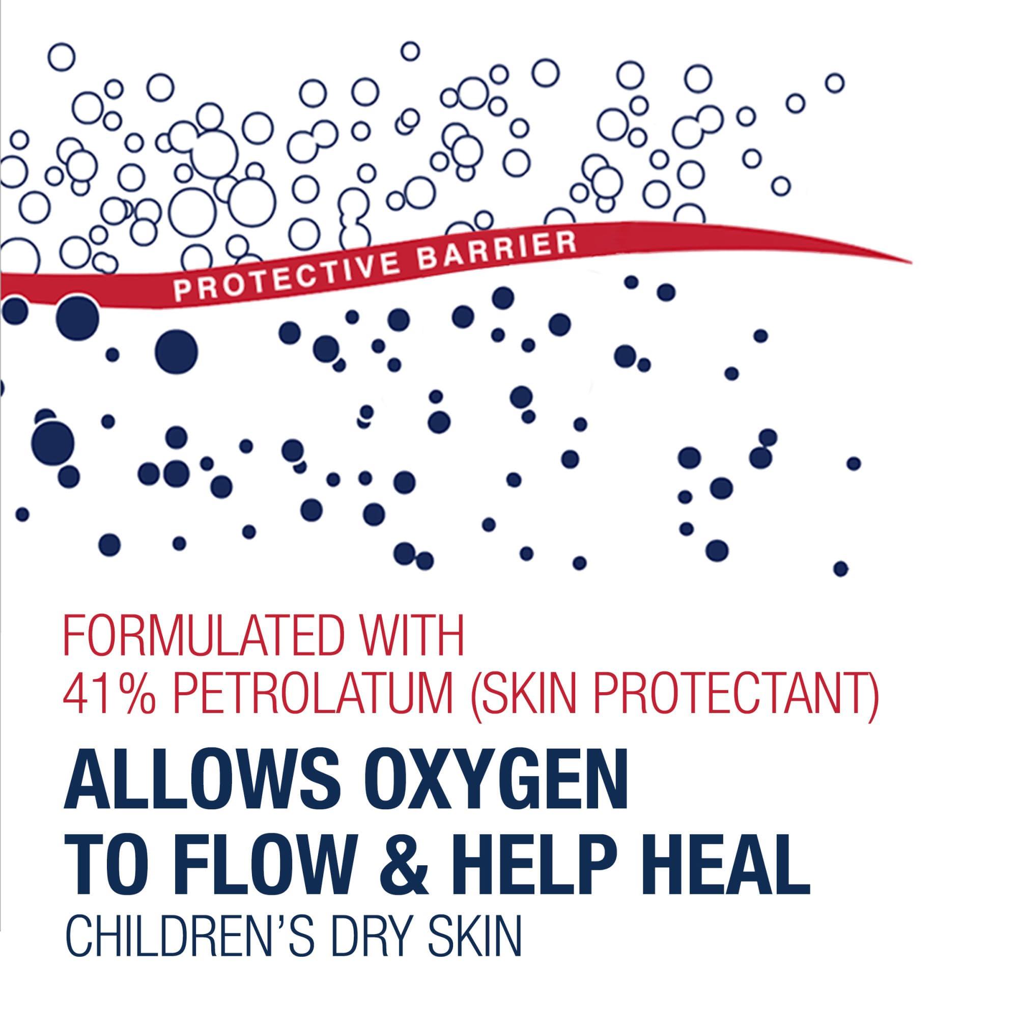 Aquaphor Aquaphor Children\'s Healing Ointment, Advanced Therapy Skin Protectant, Multi-Purpose Healing Ointment and Body Moisturizer for Kids, For Dry, Cracked Skin, Minor Cuts and Burns, 5 Oz Tube