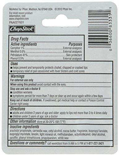 ChapStick Chapstick Classic Medicated Lip Balm, 0.15 Ounce, 3 Count