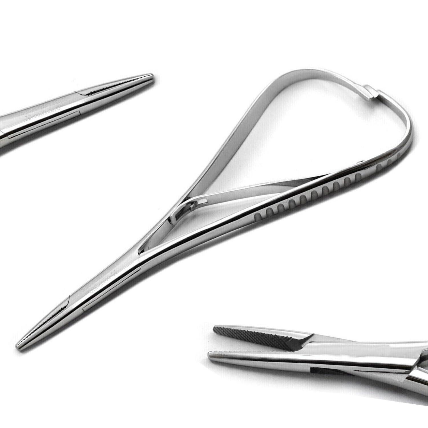 INSTUMAX Orthodontic Dental Band Removing Plier Mathieu, Molar Band Remover Forceps Used for Bracket, Bands, Wire, Placing, Removal Tweezers Instruments for Braces by INSTUMAX, Silver, Ortho-Kit-05