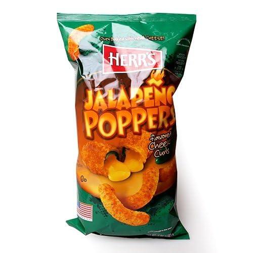 Herr\'s Herr\'s Jalapeno Poppers Cheese Curls 7oz 12 count