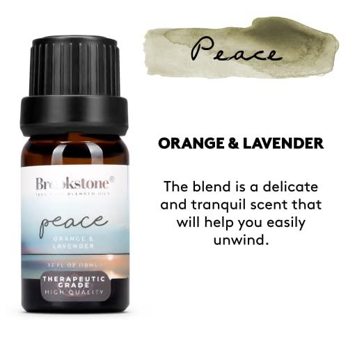Brookstone Brookstone Essential Oil Blends Sleep Collection | Organic Essential Oil Set for Aromatherapy Diffuser, Massage Oil and Candle Scents | 3-Pack 10ml Bottles