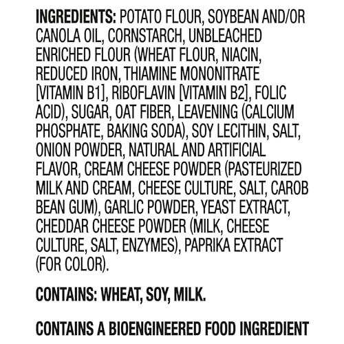 Ritz Ritz Crisp and Thins Cream Cheese and Onion Chips, 7.1 Oz