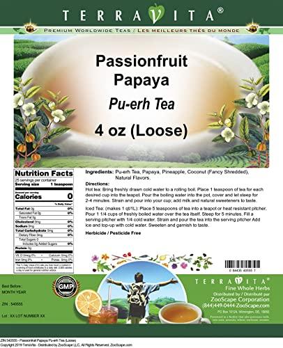 TerraVita Passionfruit Papaya Pu-erh Tea (Loose) (4 oz, ZIN: 540555)