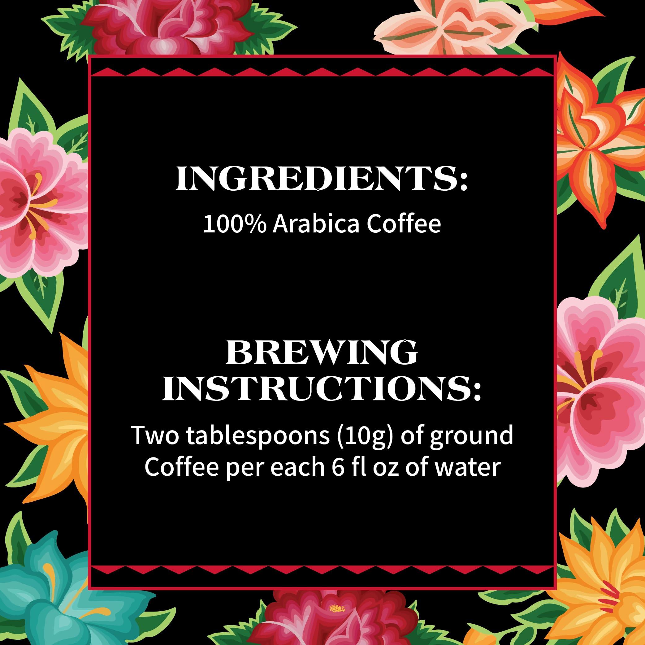 Caf Mexicano Caf Mexicano - Oaxaca Reserve Ground Coffee - Specialty Arabica Coffee Sourced from Mexico - 12 oz. Bag