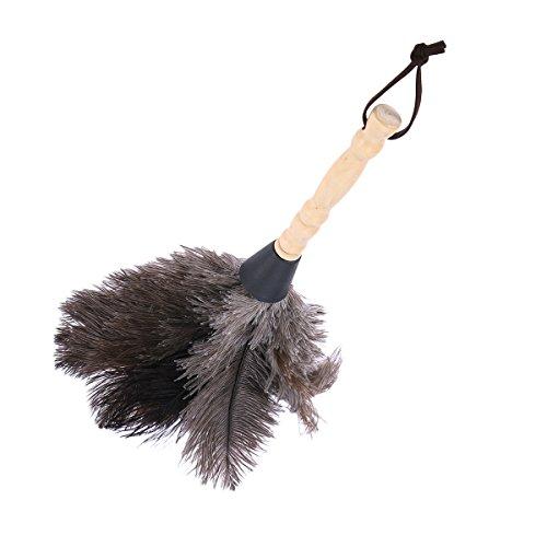 Baluue Ostrich Duster Feather Dusters with Wooden Handle Cleaning Tool Useful Tool