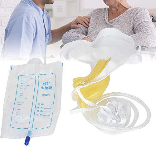 Wytino Urine Catheter Bags, Silicone Urine Collector Wearable Urinal System Can Prevent Backflow-No Spill, No Smell,No Mess (Women Normal Type)