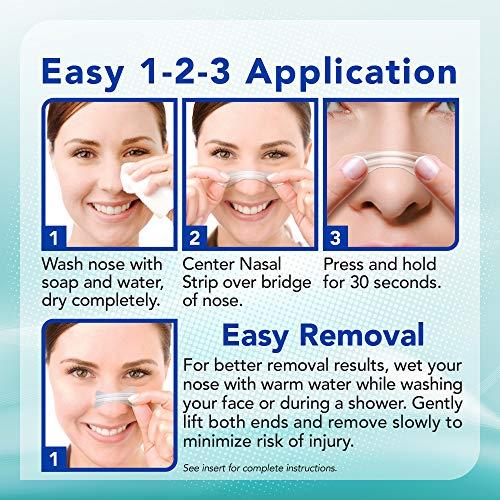 Instaclear Instaclear Nasal Breathing Strips, Clear Large 30 ct | Works Instantly, Nasal Congestion Relief, Stops Snoring, Cold & Allergy