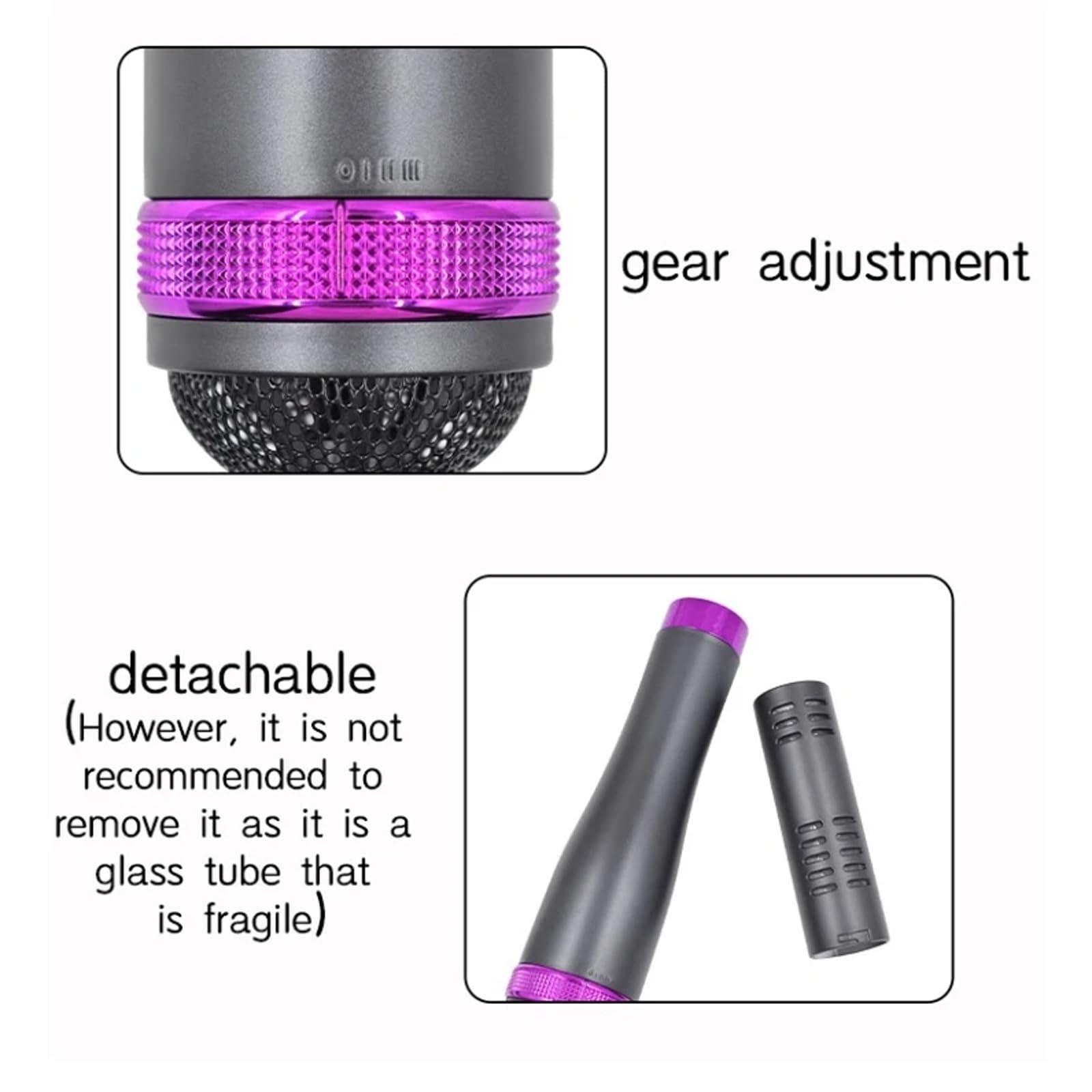 PODEC Terahertz Physiotherapy Device, Thz Blower Wand with Rotary Switch Design, 3 Levels of Wind Adjustment, Dredge The Meridians, Relieves Body Pain, for Home Spa Salon