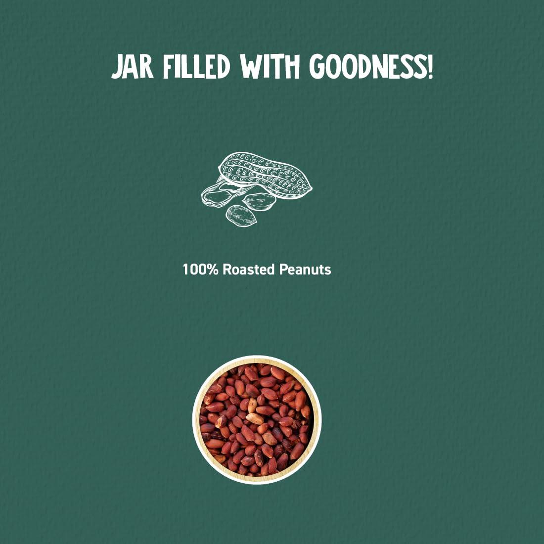 Alpino ALPINO Peanut Butter Smooth - Made with 100% Roasted Peanuts - 30g Protein, No Added Sugar & Salt, Gluten Free Plant Based, Unsweetened Peanut Butter