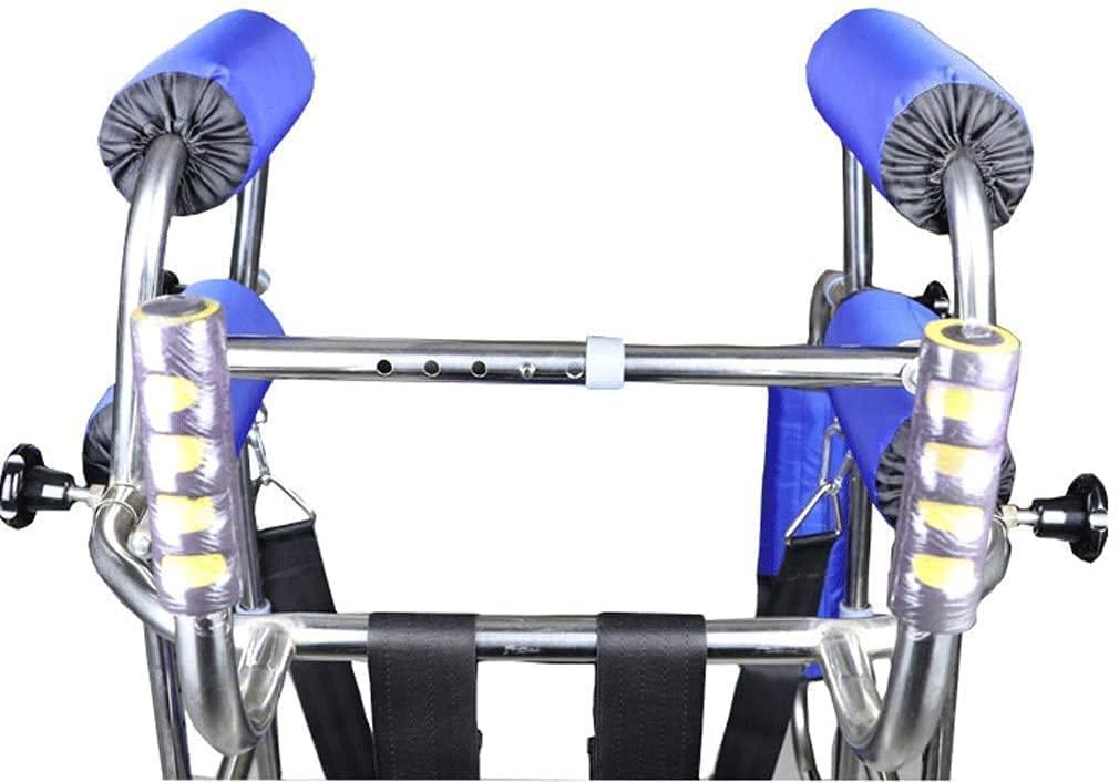 BHANAY Standing Walker for Elderly Stroke Hemiplegic Walking Frame 6 Wheeled Adult Walker for Disabled Cerebral Palsy Rehabilitation Equipment