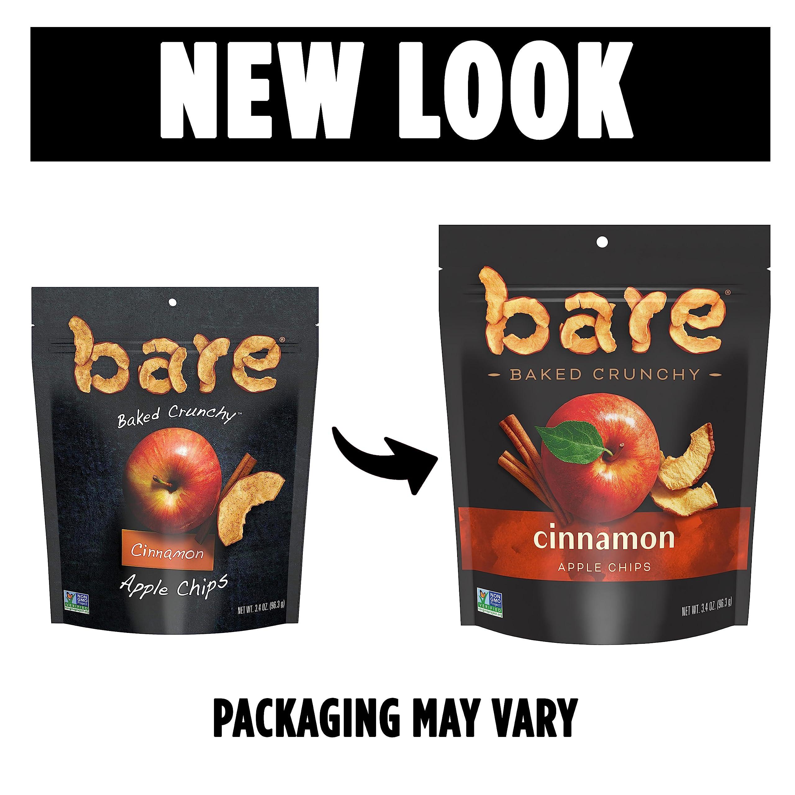 Bare Bare Baked Crunchy, Apples Cinnamon, 3.4 Ounce (Pack of 6)