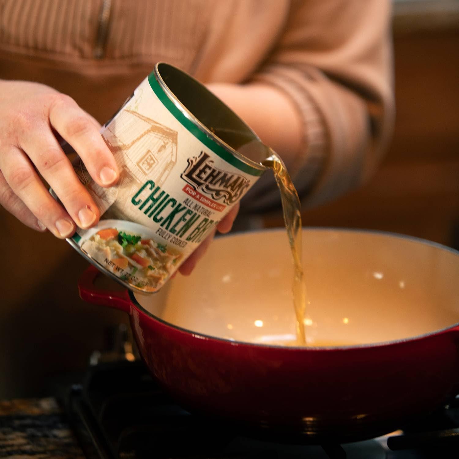 Lehman\'s Lehman\'s Canned Chicken Broth, One 27 ounce Can