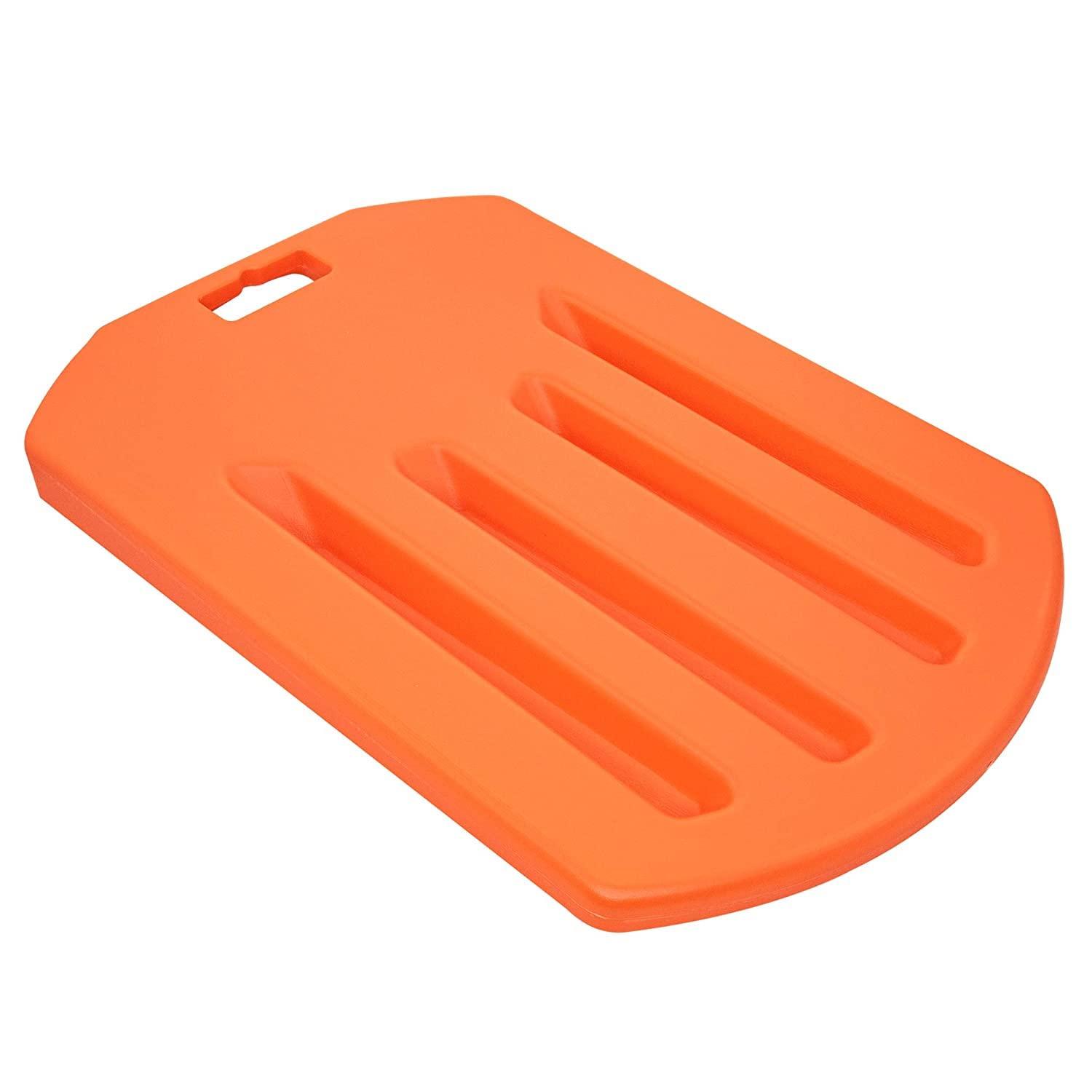 LINE2design LINE2design CPR Rescue Lifesaver Board - EMS Medical First Aid Supplies Cardiac Board - Home Pool CPR Easy Patient Lifting Portable Lightweight Recessed Handle Lifesaver CPR Board - Orange