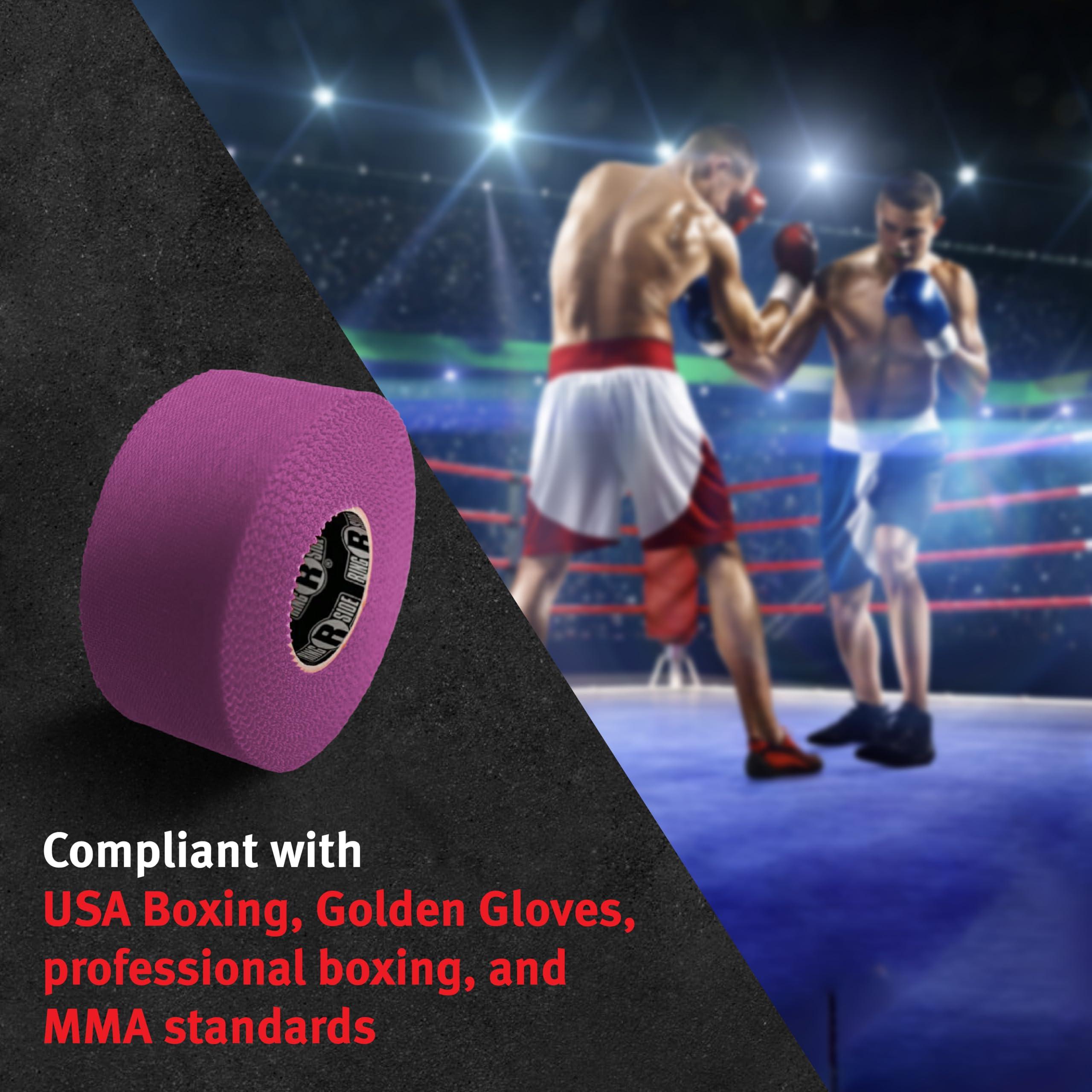 Ringside Ringside 1\" Athletic Trainers Tape, Cotton Kinesiology Tape for Combat Sports, Adhesive, Athletic Tape for Men and Women, 1\" x 30\', Purple, 15 Rolls