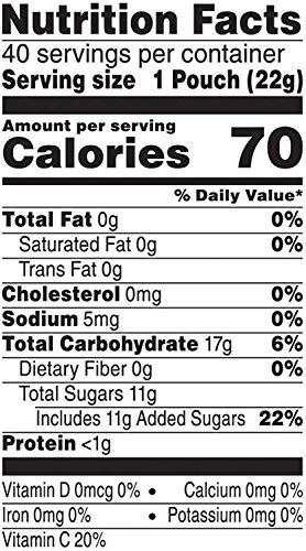 Fruity Snacks Fruity Snacks, Mixed Berry, Gluten Free, Fat Free, 32 Oz (40 Pouches).1 Pack (0.8 Ounce (Pack of 40)