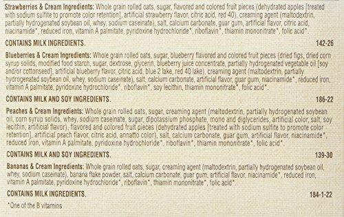 Quaker Quaker Instant Oatmeal Fruit & Cream, Variety Pack, 8-Count Boxes (Pack of 4)