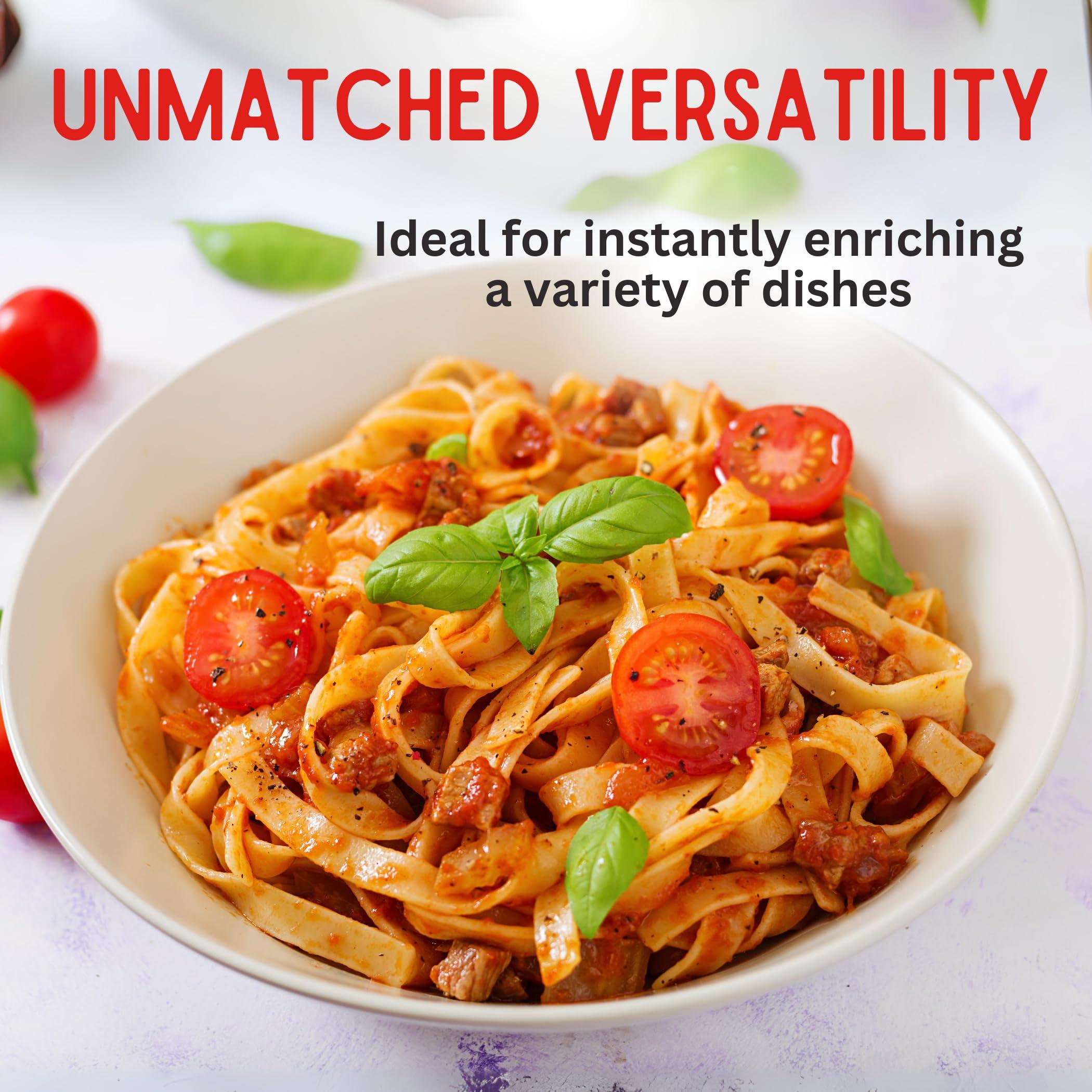 Rodolfi Tomato Paste Tube \"Ortolina\" Rodolfi Sauce, 130 gr (4.5 Oz) - Pack of 2, Authentic Italian Product with Fresh Tomatoes and Vegetables, Imported from Italy, Additive-free