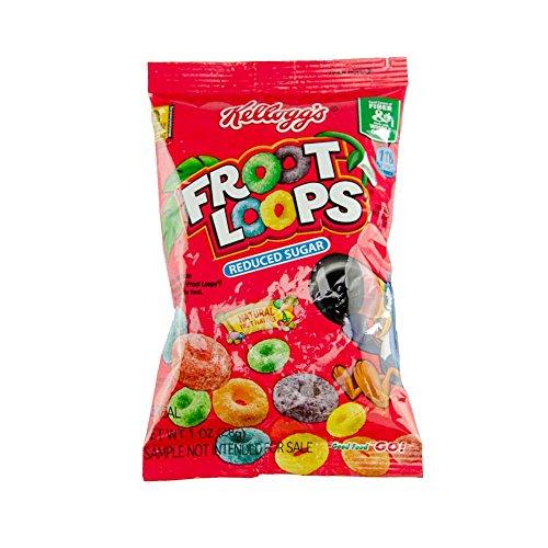 Kellogg's Kelloggs Froot Loops For Schools Cereal, 1 Ounce -- 96 per case.