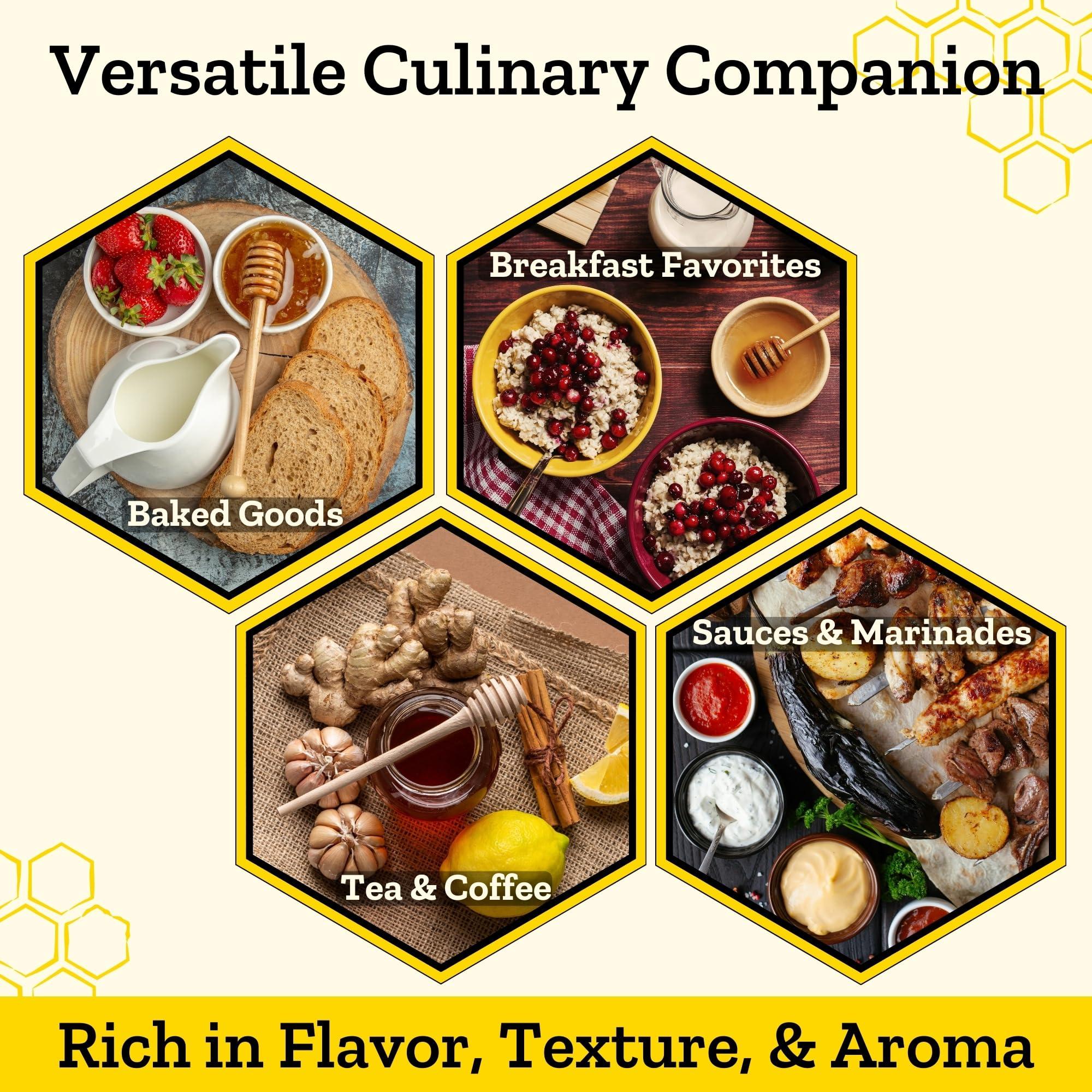 Carpathian Healer Carpathian Raw Buckwheat Honey | 100% Pure, Unfiltered, Unpasteurized, Ethically Sourced | Glass Jar, 908g