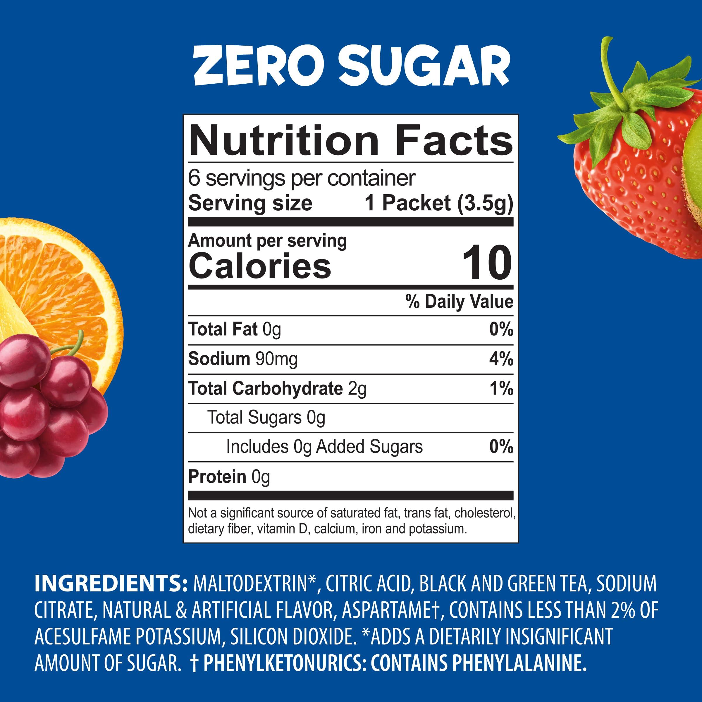 Juicy Mixes Snapple Tea Sugar Free & Delicious, Made with Natural Flavors (Peach, 72 Sticks)