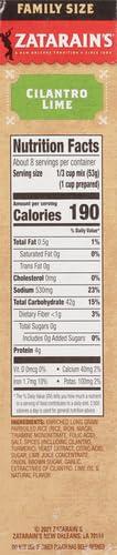 Zatarain\'s Zatarain\'s Family Size Cilantro Lime Rice, 15 oz (Pack of 3)