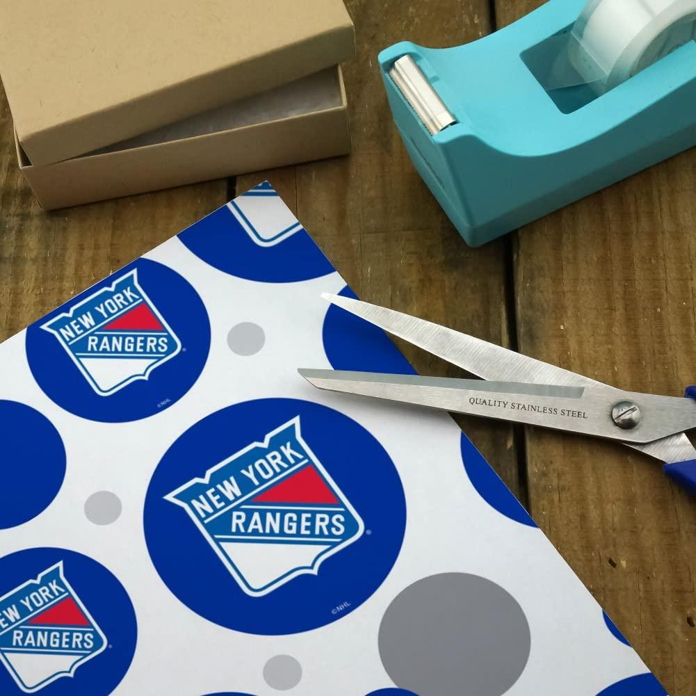 GRAPHICS & MORE GRAPHICS & MORE New York Rangers Logo Gift Wrap Wrapping Paper Roll