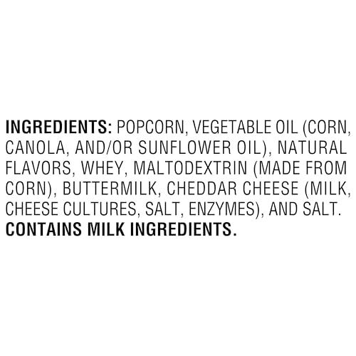 Smartfood Smartfood Popcorn, White Cheddar, 0.625 Ounce (Pack of 40)