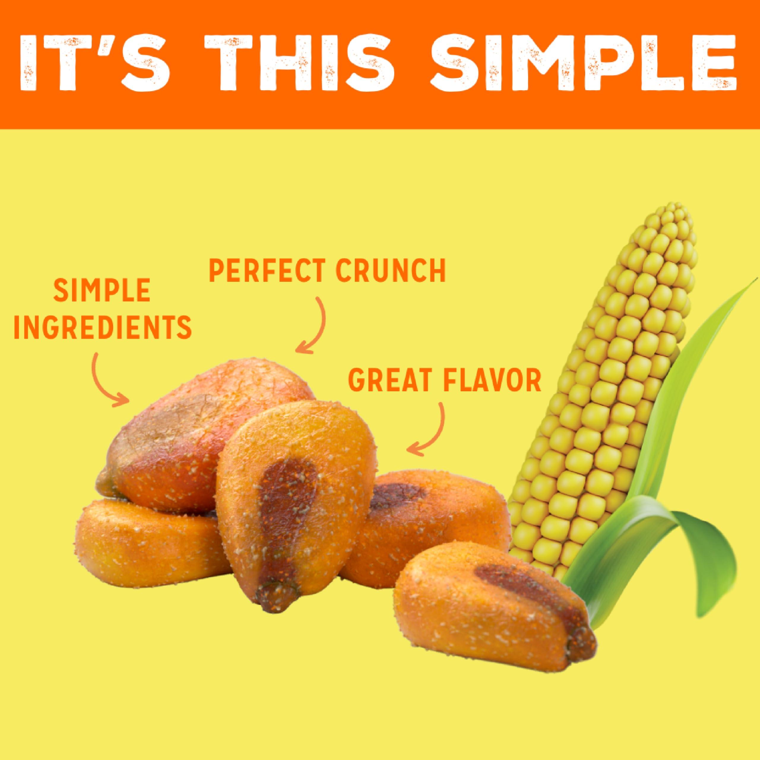 LOVE CORN LOVE CORN Cheezy 4oz x 1 bag - Delicious Crunchy Corn - Healthy Family Snacks - Gluten Free, Kosher, NON-GMO - Alternative for Chips, Nuts, Crackers & Pretzels - Perfect for Charcuterie Boards