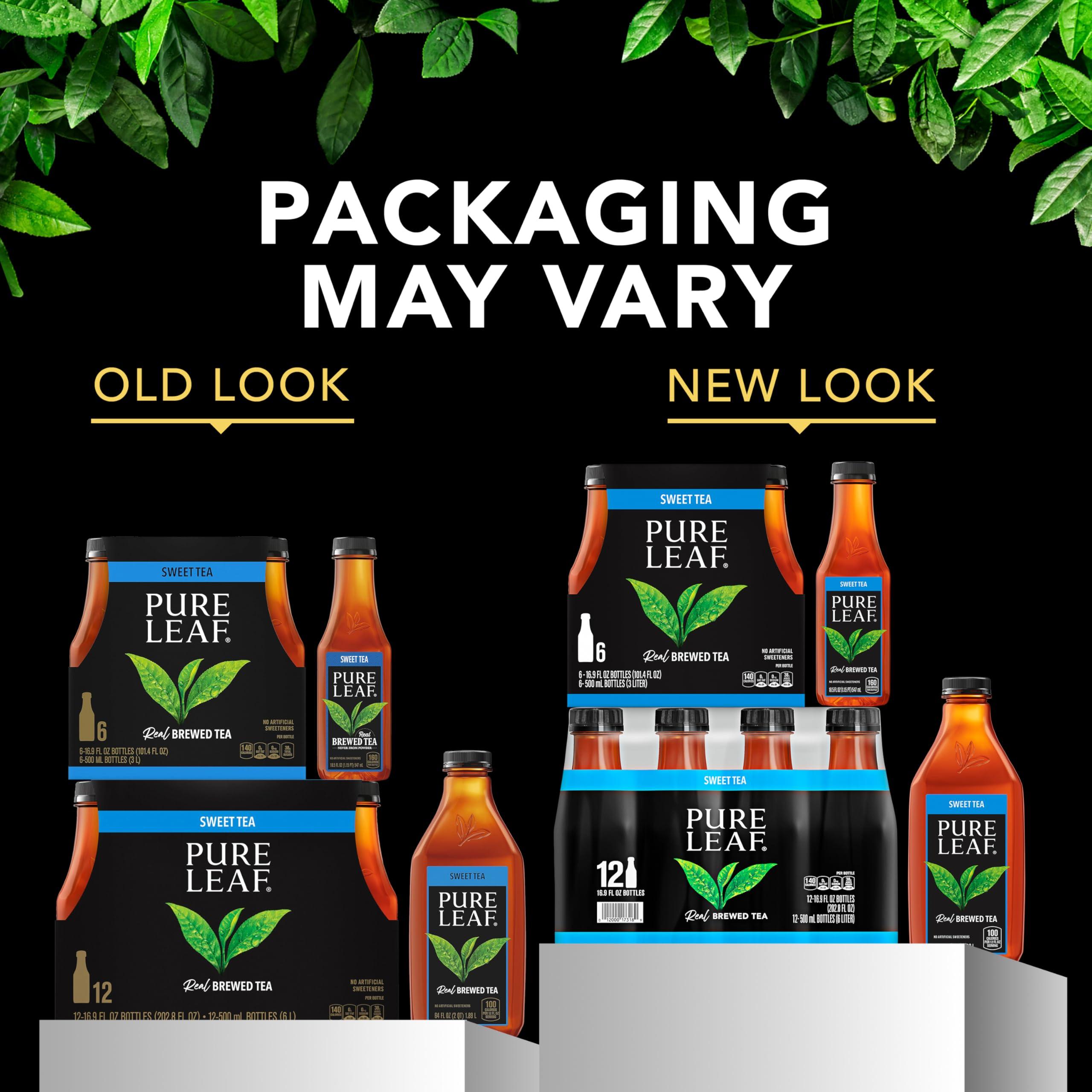 Pure Leaf Pure Leaf Bottles, Variety Pack (Sweetened Flavors) (18.5 Ounce Bottles, Pack of 12)